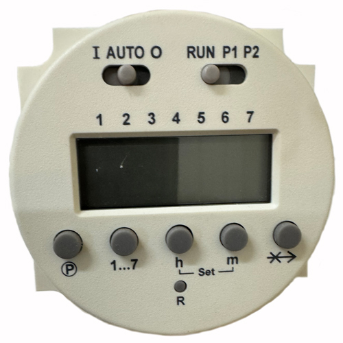 (DT-04) 2 channel 12VDC 7-day digital timer.