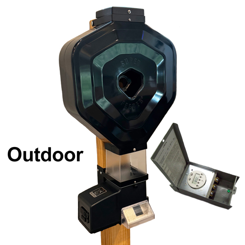 Outdoor CSF-3XL Unit with Hopper and Outdoor Timer