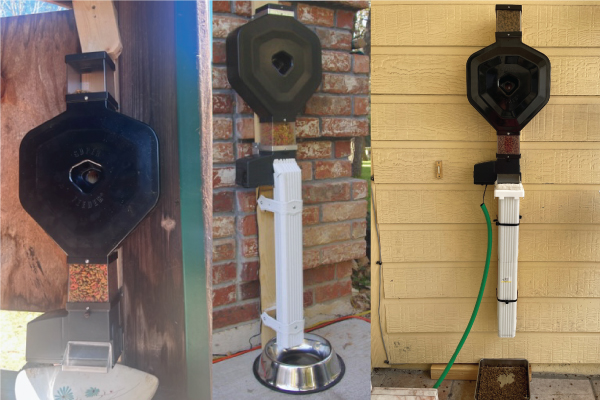 CSF-3XL feeder models mounted outdoors