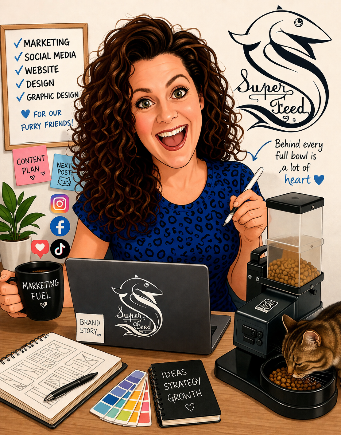 Super Feeder Graphic Designer